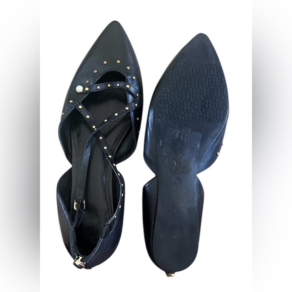 14th & Union Black Strappy Flats - Picture 5 of 5